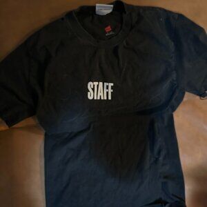 Vetements X Hanes Staff Print Cotton Oversized T-Shirt